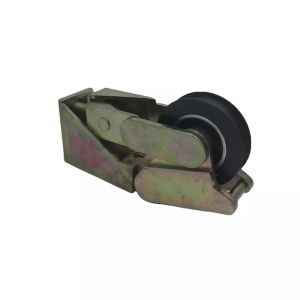 China Industrial Conservatory Steel Sliding Door Wheels Runners U Shape Nylon Pulley on sale