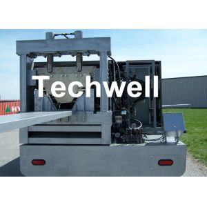 K Span Roof Panel Roll Forming Machine For Coil Width 914mm , 17.7kw Capacity