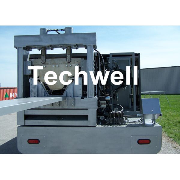 K Span Roof Panel Roll Forming Machine For Coil Width 914mm , 17.7kw Capacity