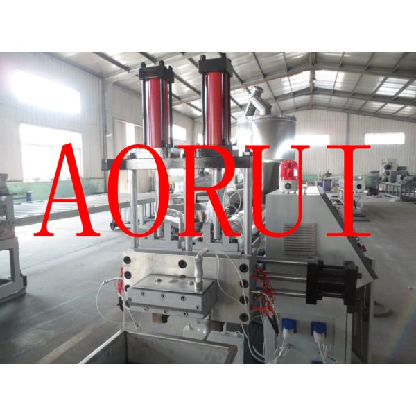 China LDPE Spaghetti Plastic Granules Machine PP Film Recycled Stable Extrusion factory