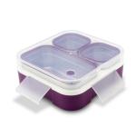 Insulated Stainless Steel Lunch Box Four Compartment 1060 ml Leak Proof Lunch