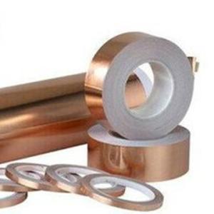 China Heat Resistant Shining Copper Foil Tape Emi Shielding With Adhesive factory