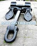 Stockless Steel Byers Anchor Marine Ship Byers Anchor Stockless Anchor For