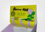 Ecofriendly Supermarket Cardboard Counter Display Box For Eraser Promotion
