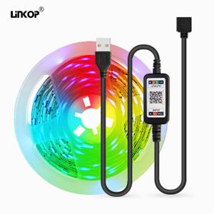 China Ip20 Led Strip Lights Width 10mm 18 Leds/Meter Bluetooth Music Light Strip factory