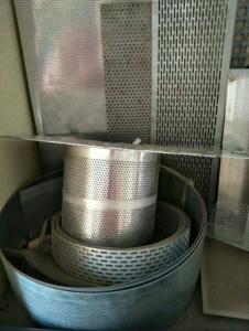China 0.5mm thickness with 0.5mm hole galvanized Perforated Metal Mesh Coil factory