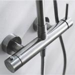 SENTO thermostatic rain shower column set for bathroom