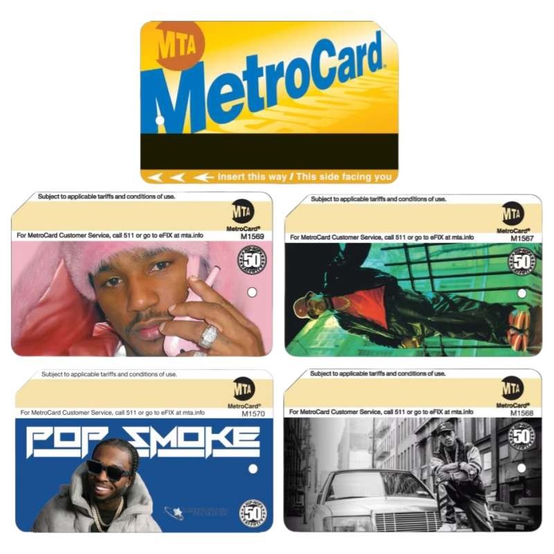 Metrocards Contactless RFID Bus Travel Card for Public Transportation Ticket Metrolcard NYC Subway Riders Ice Spice Metrocard Metrocard Fares Tap