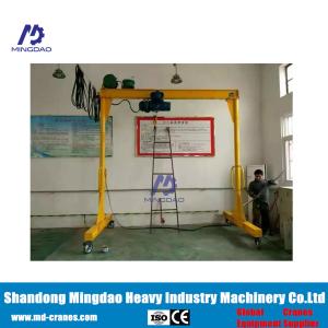 China China Made Light Duty 1 ton 2 ton 3 ton 5 ton Portable Mobile Workshop Gantry Crane factory