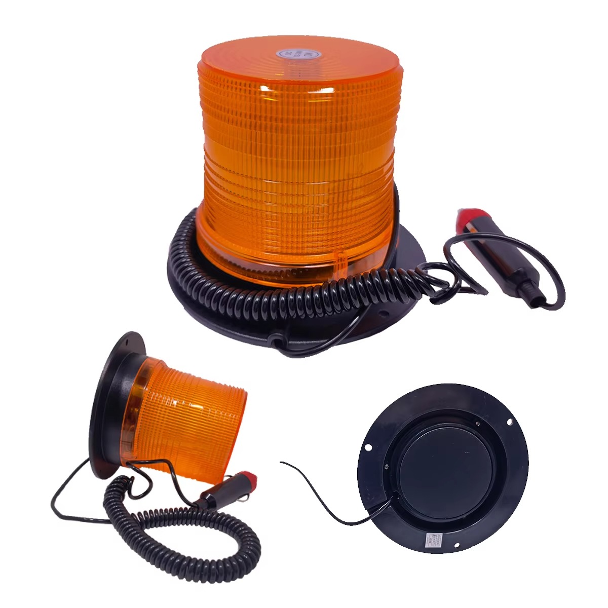Plastic 12V 24V Led Flashing Beacon Warning Light for Car Truck School Bus Forklift Industry Agriculture Traffic Diversion Magnetic