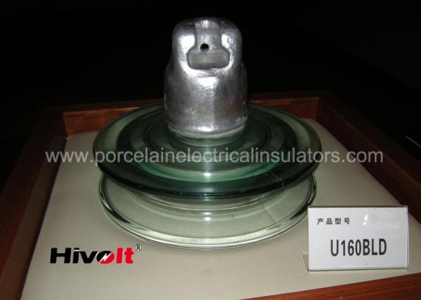 Double Layer Glass Electrical Insulators , Glass Disc Insulator For Heavy