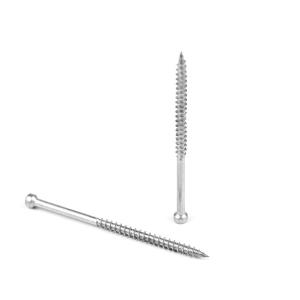China ZINC Plated 70mm Fillister Torx Deck Screws for Long-lasting Wood Guardrail Assembly factory