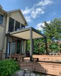 Electric Waterproof Pergola Roof Canopy Bioclimatic Retractable Aluminum Pergola