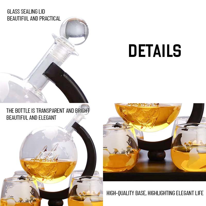 Bulk Wholesale Handcrafted Crystal Whiskey Decanter Aerator – 800ml Premium Carafe