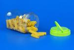 840Ml Plastic Storage Canisters With Colorful Screw On Lid Food Grade Material