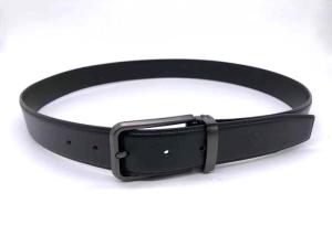 China Pin Buckle Reversible 1.25'' Mens Leather Dress Belt factory