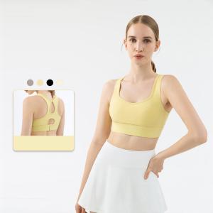 China Nylon Water Drop Yoga Bra High-intensity Women Sports Underwear factory