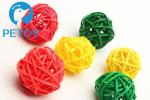 Cats Rattan Ball Durable Pet Toys Heavy Duty Dog Rope Toy Rattan Material