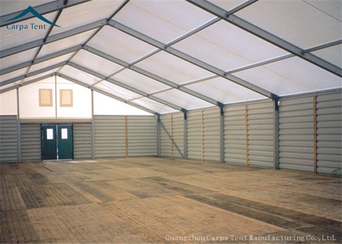 35m*50m Warehouse Tents Anti - Fire PVC Fabric 0.3-0.5kn/sqm High Pressed