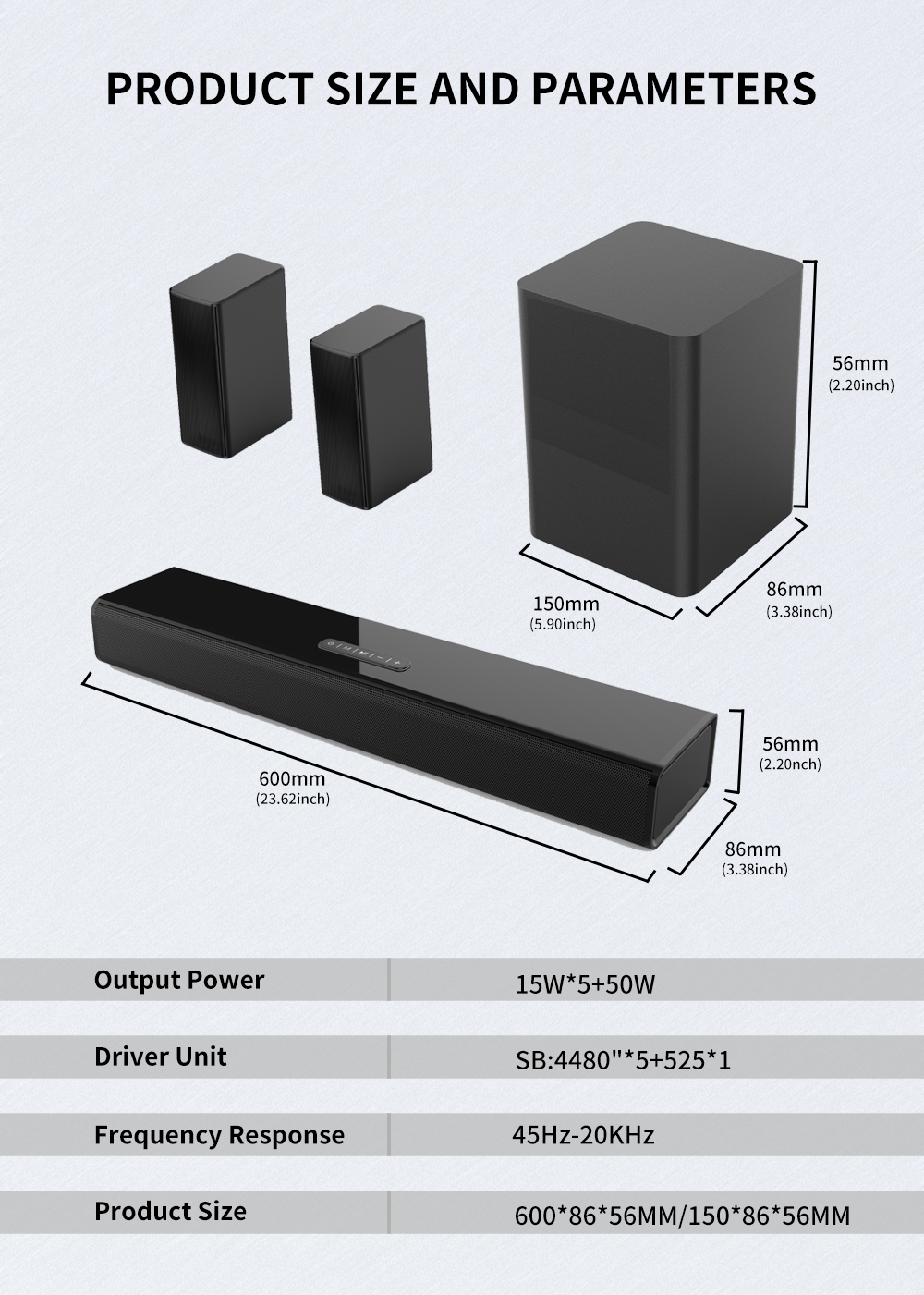 Outstanding 5.1CH Blue Tooth Speaker System Excellent for Home Theater and TV Gaming