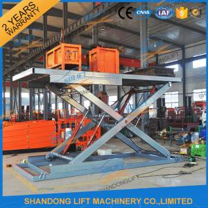 China Painting / Galvanizing Surface Treatment Car Scissor Lift 208V / 220V / 380V / 415V / 440V factory