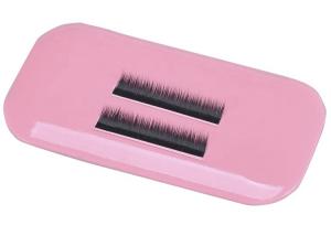 China 110*52mm Pink Silicone Lash Palette Holder Eyelash Extension Accessories factory