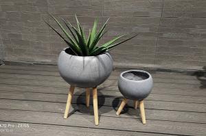 China Indoor Fiber Clay Planter For Charcoal Oven / Warmer Camping Burners Heater / Barbecue factory
