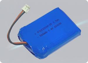 China 530mAh 7.4 V Lipo Battery Customized 1 C Battery 300 Cycles OiD632634C-2S-530 factory