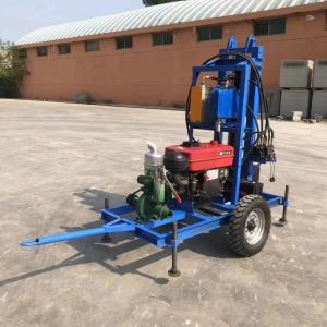 China 100m 150m Water Well Drilling Rigs/hydraulic Diesel Well Drilling Rigs/mine Deepwell Borehole Machines factory