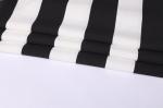 56" Poly Chiffon Fabric 180Dx180D 180gsm Striped Polyester