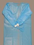 PP / SMS Disposable Surgical Scrubs Patient Gown Coverall With Knit Cuff