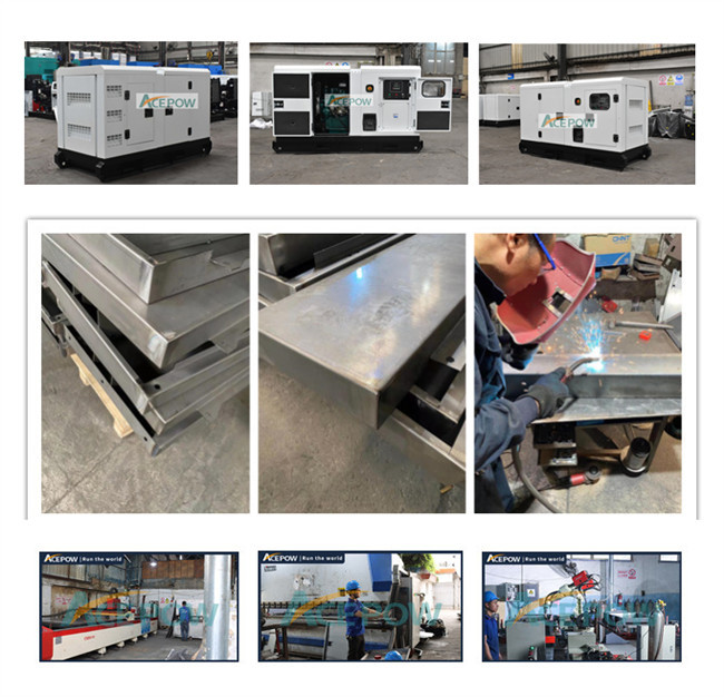 ISO9001 50KVA 40KW 380V Ship Diesel Generator