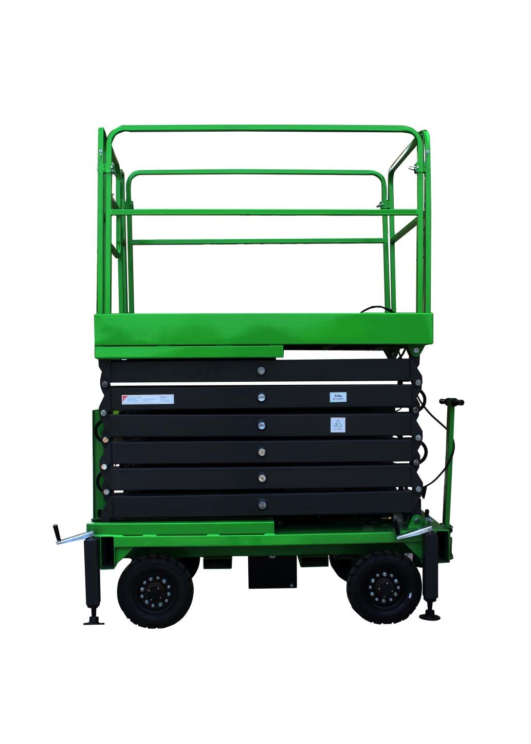 China 6M Platform Height Mobile Scissor Lift Capacity 500kg factory