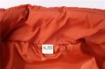 Windproof lightweight orange Mens Black Puffer Gilet 100% Polyester