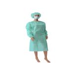 Medical Disposable Items Customized size Blue Color Breathable Isolation Gown