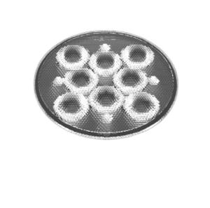 China 8 In 1 24 Degree COB LED Lens SMD3030 PMMA Material For Indoor Light factory