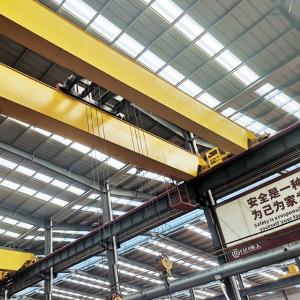 China Light Duty Double Girder Beams Bridge Crane With Hoist factory