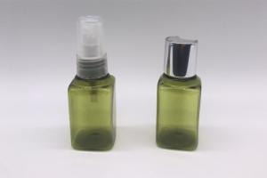 China 30ml Square PET Plastic Toner Water Bottle With Cap factory