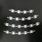 Electro Galvanized1.5mmx1.5mm Diamond Welded Razor Wire Mesh