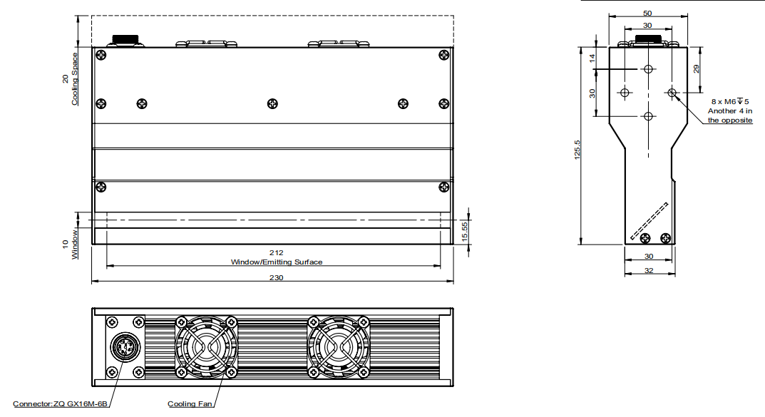 3.5A 84W Led Machine Vision Lighting For High Speed Printing Inspection