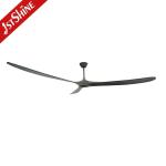 Remote Control 88 Inches Large Room Wooden Blades Ceiling Fan for Home Hotel and