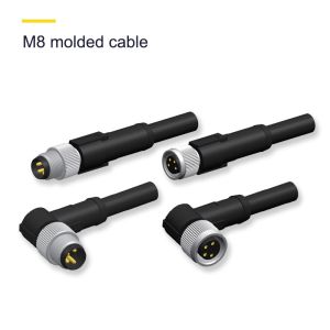 China Pa66 gf20% Insert Material IP67 Waterproof M8 M12 Connectors for Heavy Duty Equipment on sale