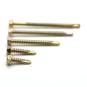 Hex Collar Head Cutting Thread Screws Custom Self Drilling Screws
