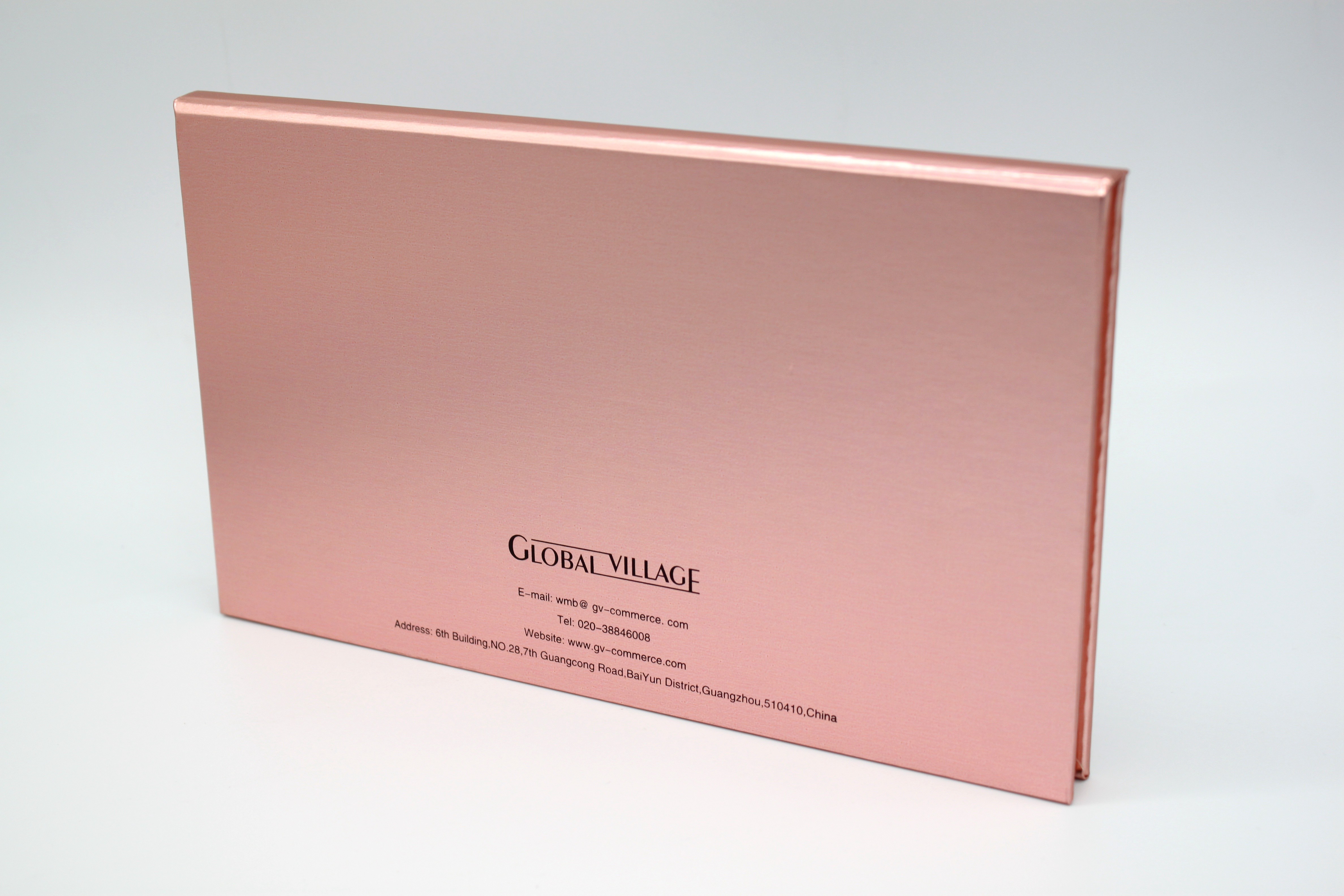 10 Pans 36mm Empty Make Up Palette Rose Golden Metalized Paper