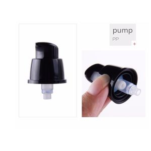 Plastic Small Airless Cosmetic Bottles 5ml 10ml Black Refillable With OEM