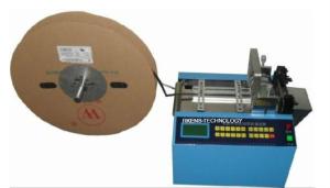 China High Accuracy Automatic Webbing Cutting Machines Elastic Tape For Fiberglass Sleeve factory