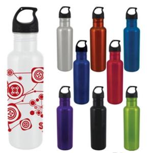 China Eco-Friendly Wide Mouth 25oz, 750mL Stainless Steel Sports Water Bottle - BPA Free factory