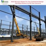Precision Industrial Steel Building Galvanized Steel High Load Bearing