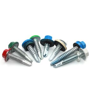 Post Shipping Original Hex Flange Head Self-Drilling Roofing Screws DIN7504 Tek Screws