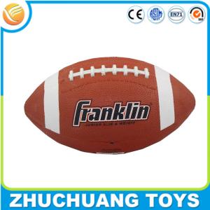 China cheap kids toy rubber american football equipment wholesale factory